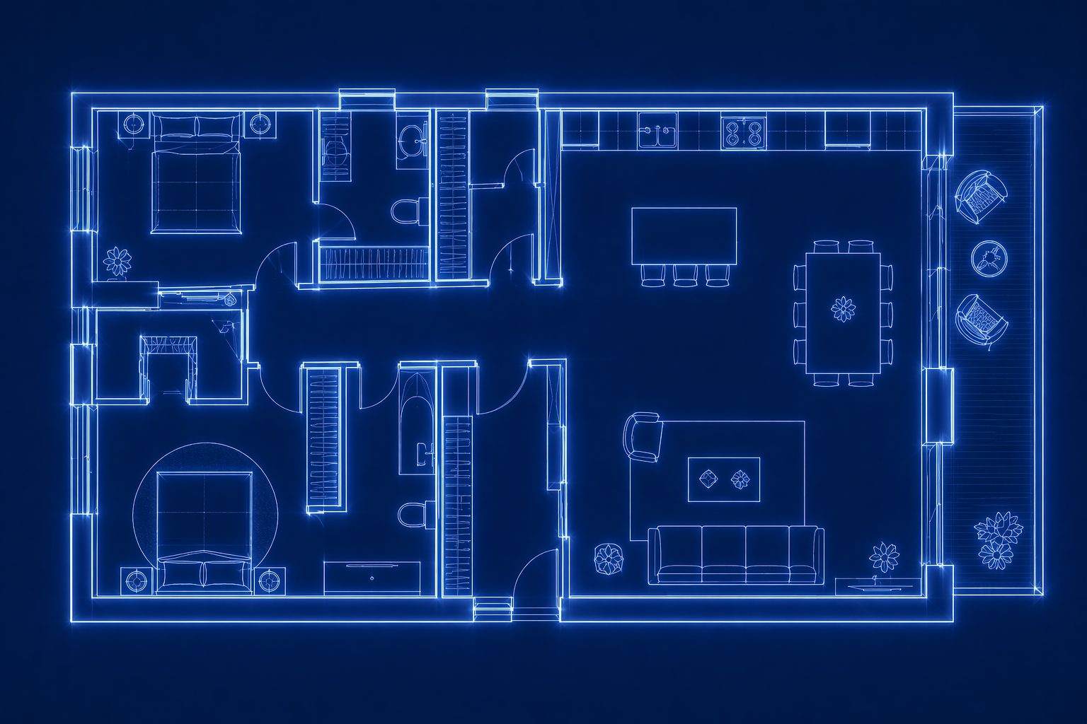 Avant rénovation : appartement avant travaux